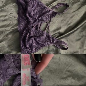 Purple bralette
